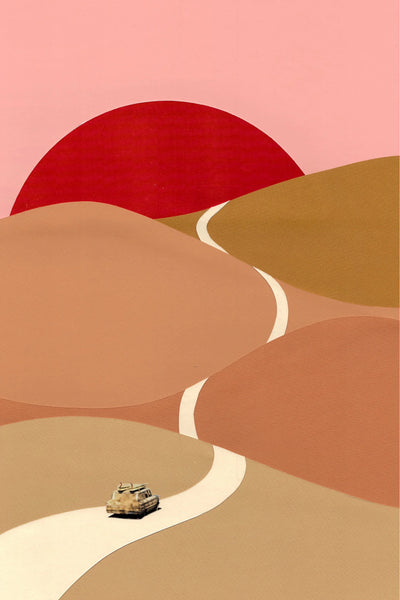 Art print Bumpy Road