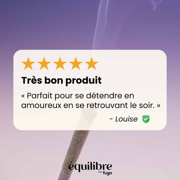 Joints de plantes au CBD 8% + lotus bleu