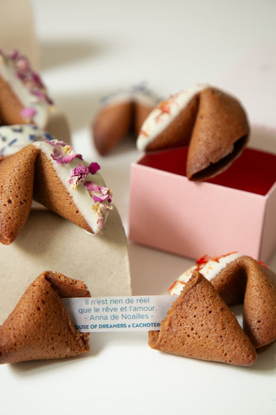 Coffret de fortune cookies à messages