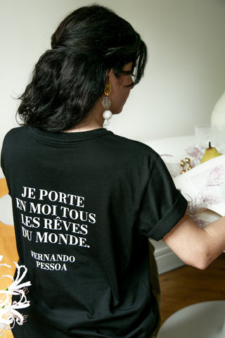 Tee shirt Je porte en moi tous les rêves du monde