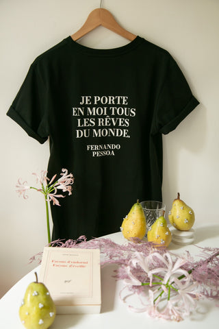 Tee shirt Je porte en moi tous les rêves du monde