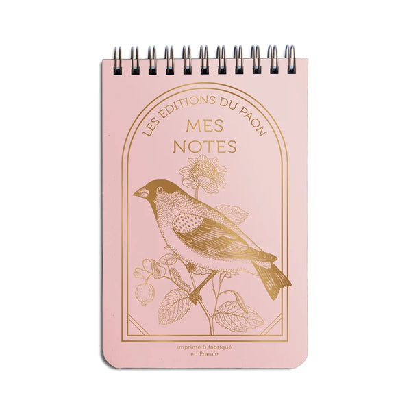 Bloc notes Moineau