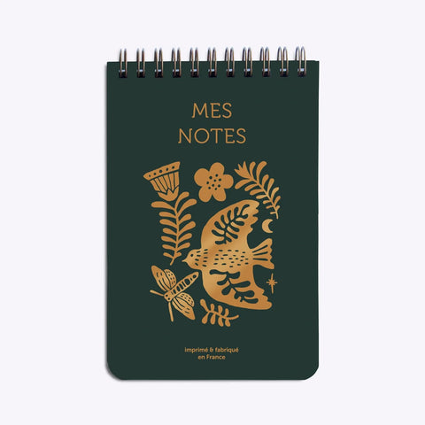 Bloc notes Oiseau