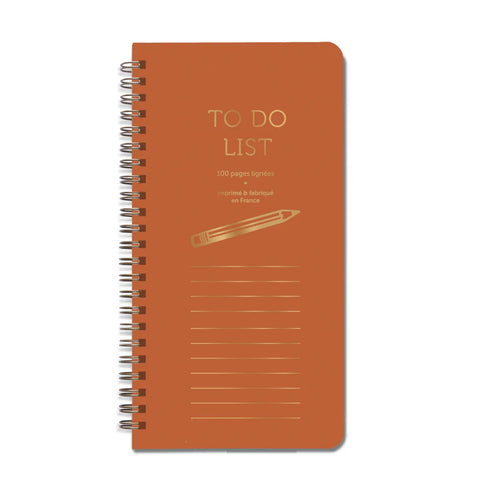 Bloc haut To do list rouille