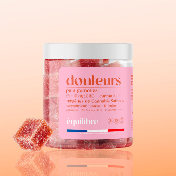 Gummies CBG DOULEURS + curcumine