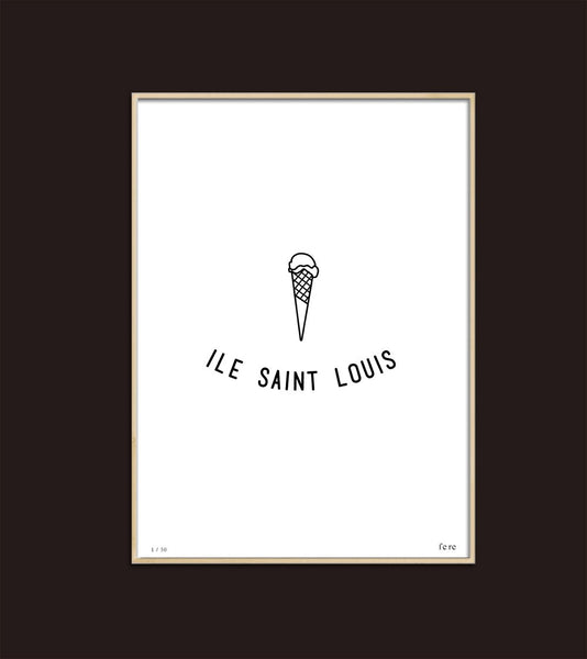 Affiche Ile saint Louis